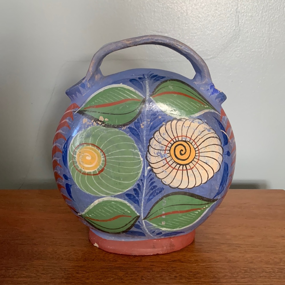 Mexican Tonala Wedding Vase